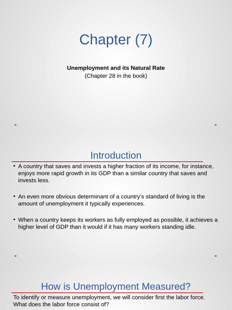 Understanding Unemployment Rates and Types | PDF | Unemployment ...