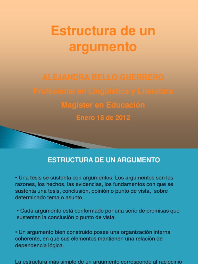 Estructura de Un Argumento 1 (1) Argumento Pena capital
