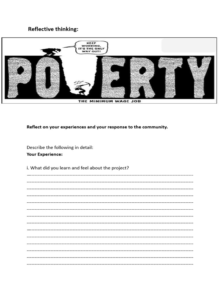 Reflective Thinking on Community Engagement | PDF | Psychology ...