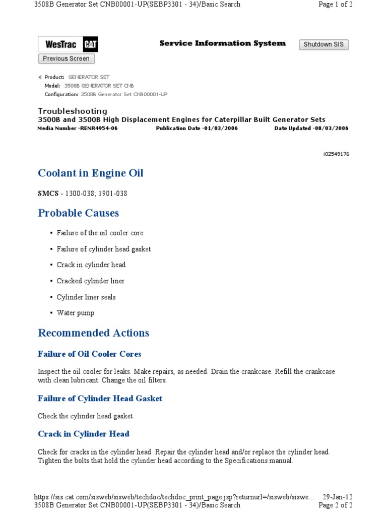 Coolant in Engine Oil PDF