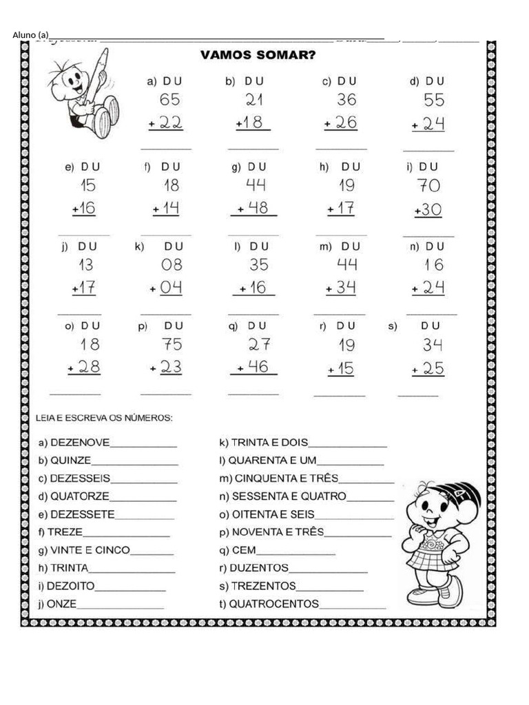 Adição e Subtração: Conceitos Básicos | PDF