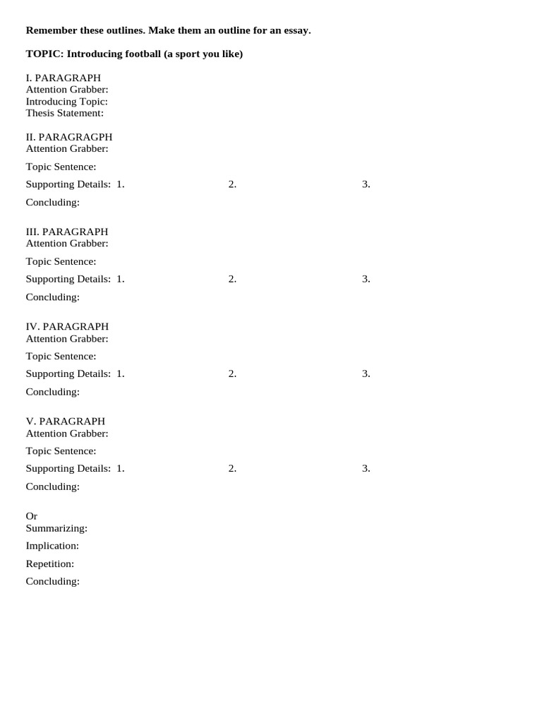Essay Type | PDF