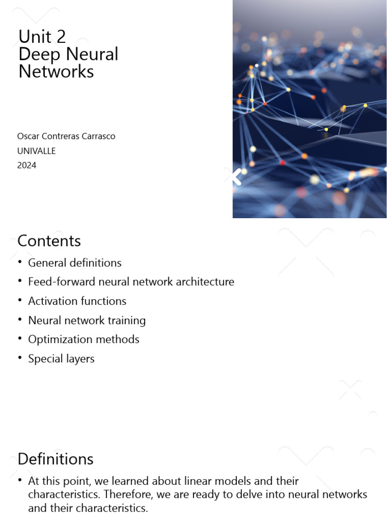 Deep Neural Networks Overview and Methods | PDF | Mathematical Analysis ...