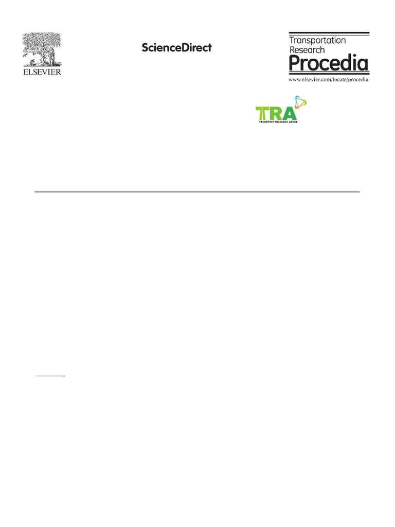 Governance of Major Transport Corridors Involvi 2016 Transportation ...