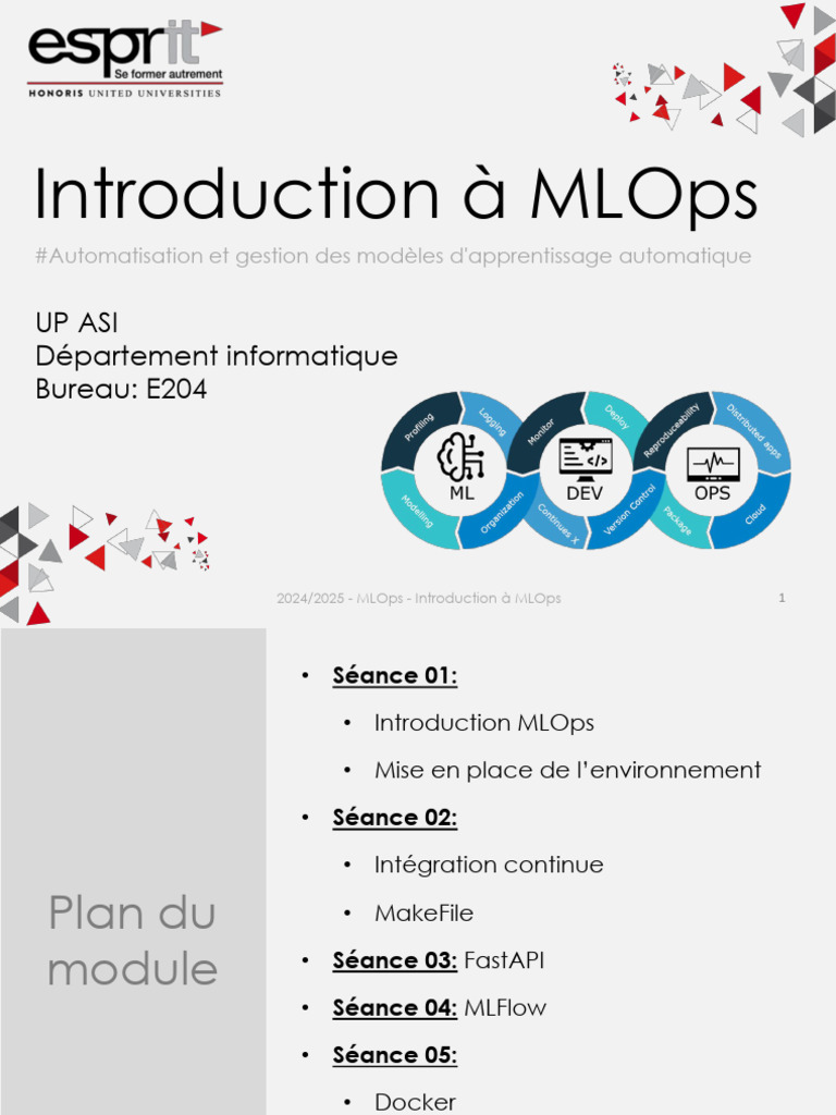1 - Intoduction MLOps | PDF | Apprentissage automatique | Gestion  informatique