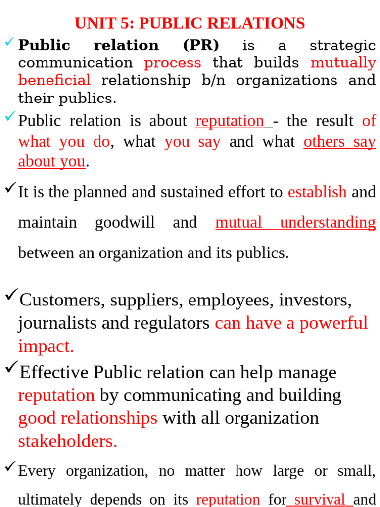 Understanding Public Relations Basics | PDF | Public Relations ...