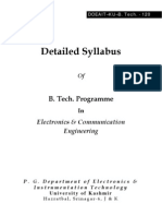 Syllabus B.tech. ECE
