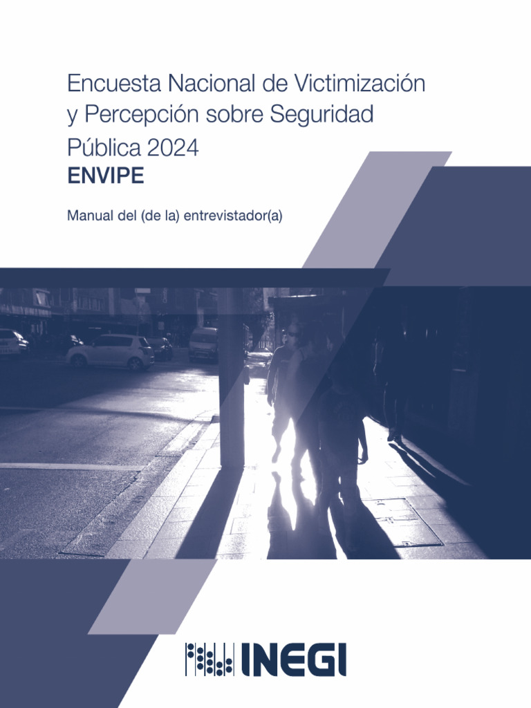 Manual del Entrevistador ENVIPE 2024 | PDF | Victimologia | México