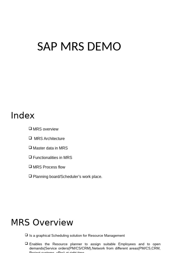 Mrs Demo 2017 | PDF