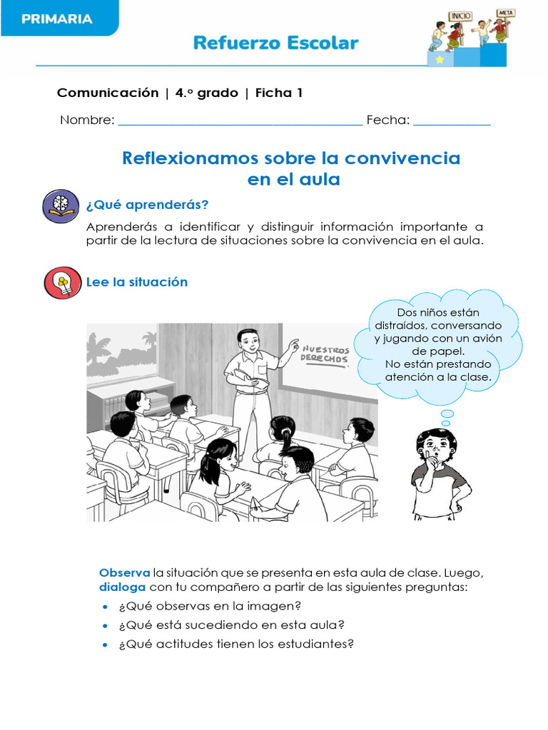 Normas de Convivencia en el Aula | PDF | Salón de clases | Aprendizaje