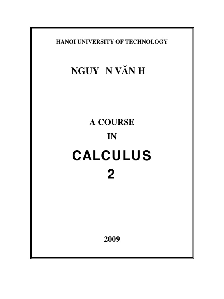 Che Ban-Calculus 2 - NVH | PDF | Cartesian Coordinate System | Curvature