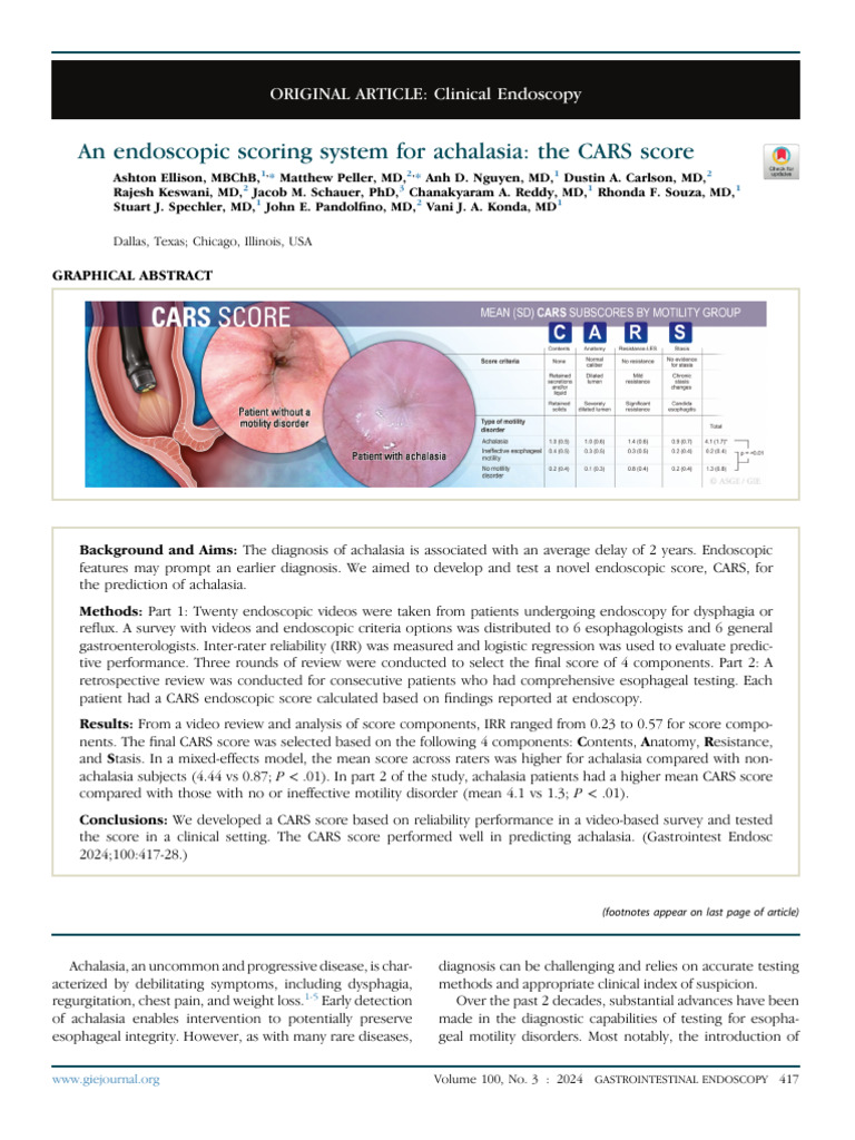 Pi Is 0016510724001354 | PDF | Diseases And Disorders | Clinical Medicine