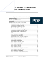 PDD42 Maintain CO Master Data - Cost Centers v5 - Sanitized