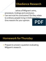 Evaluating Milgram - Combined