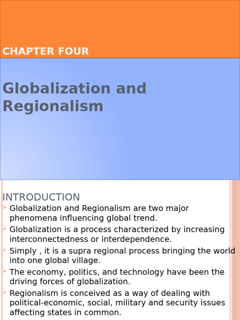 Globalization's Impact on Regionalism | PDF | Globalization | European ...