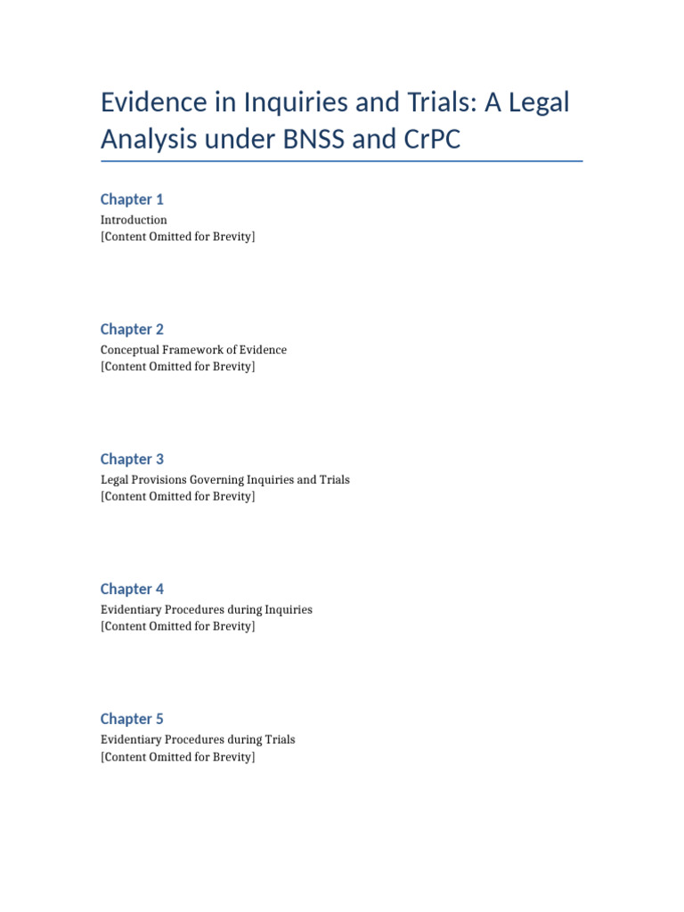 Evidence in Inquiries and Trials under BNSS | PDF | Expert Witness ...