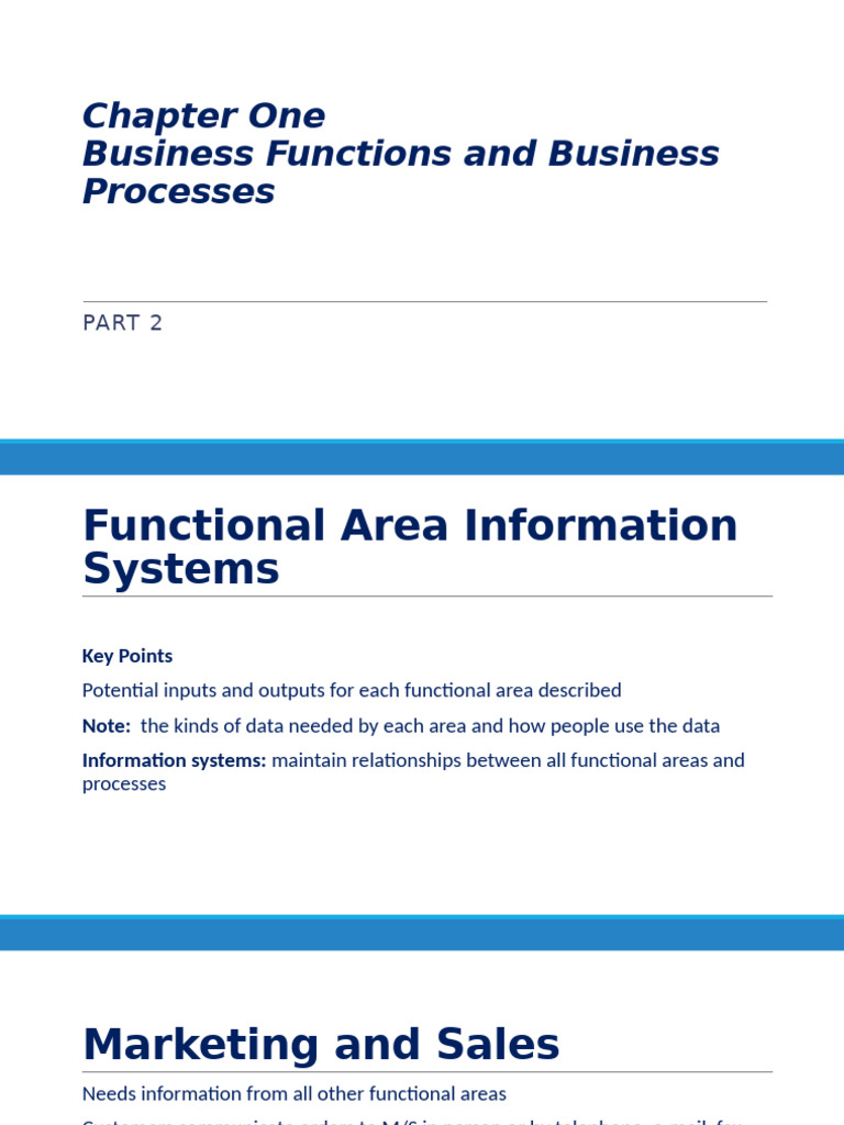 Business Functions and Processes Overview | PDF | Supply Chain ...