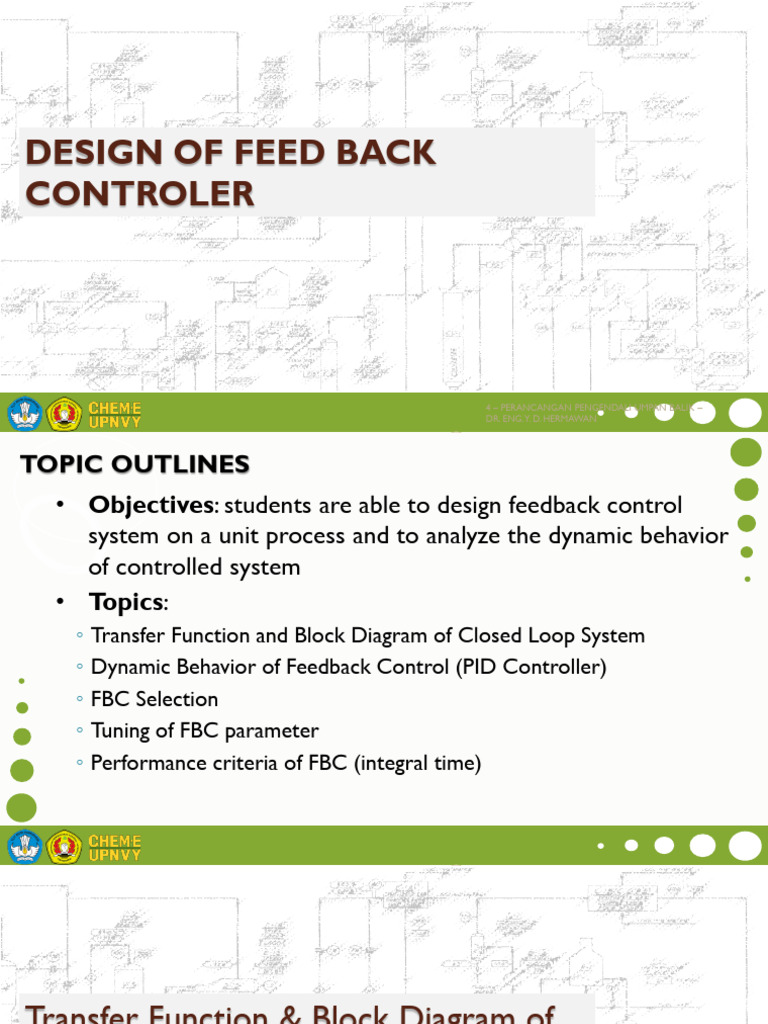 Feedback Controller Design Guide | PDF | Control Theory | Control ...