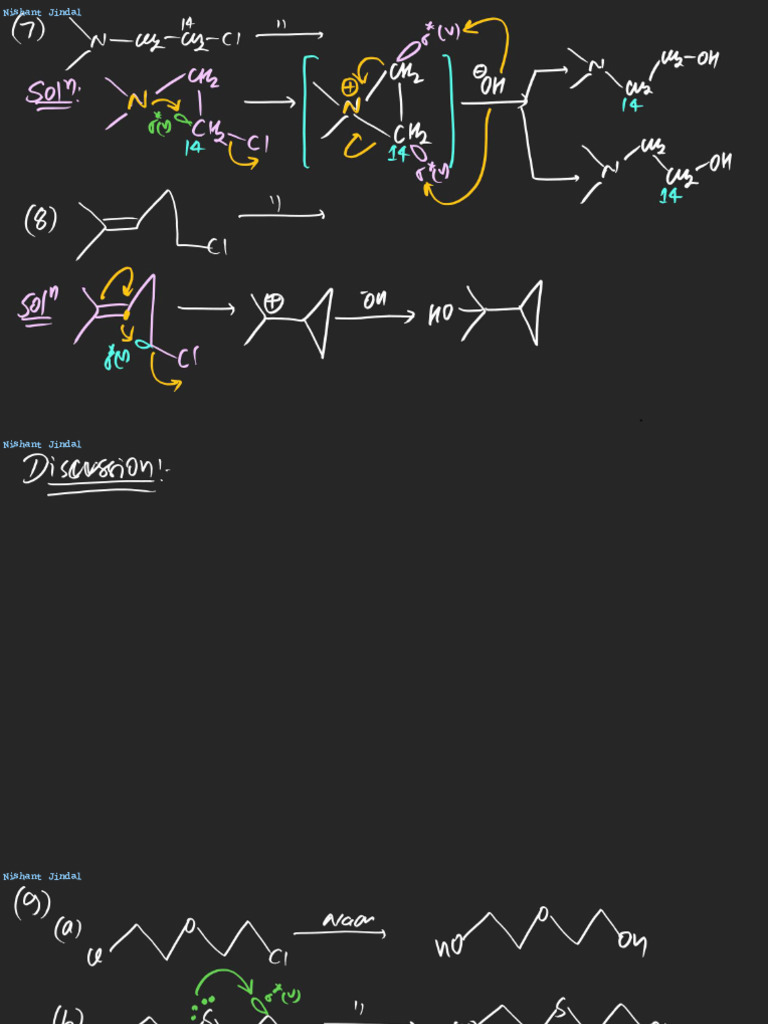 Elimination RXN - L-02 (Class Notes) NJ - 247 | PDF