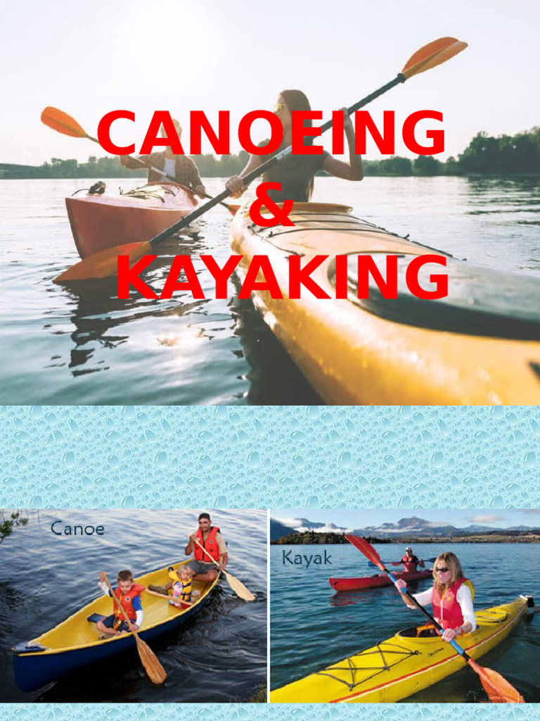 Canoeing and Kayaking Essentials | PDF | Kayak | Canoe