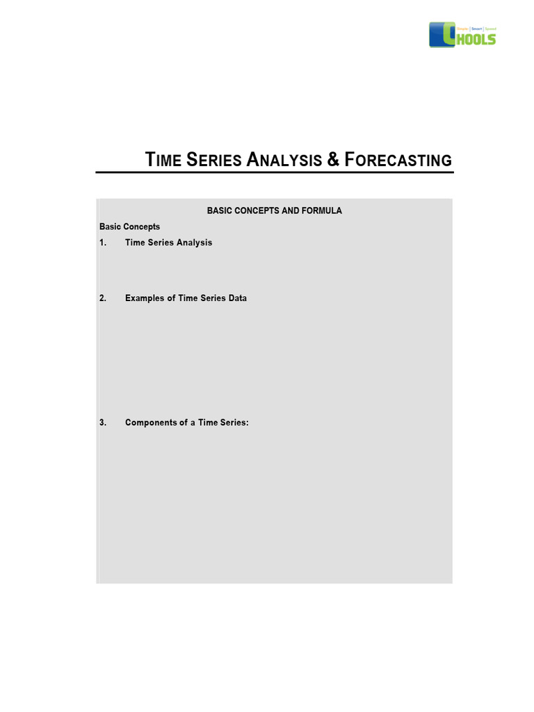 Time Series Analysis & Forecasting | PDF | Forecasting | Time Series