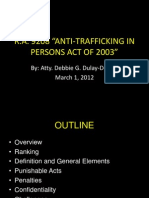 Human Trafficking