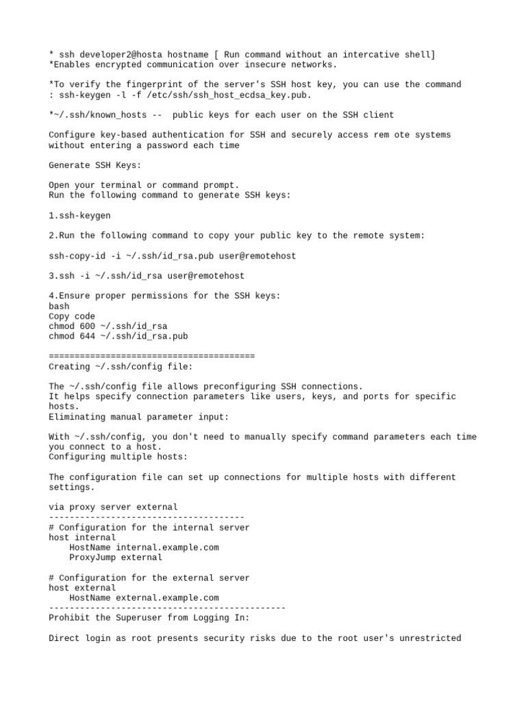 Rhcsa Openssh | PDF