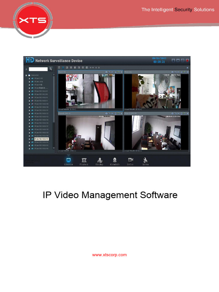 IP Video Management Software Guide | PDF | Ip Address | Button (Computing)