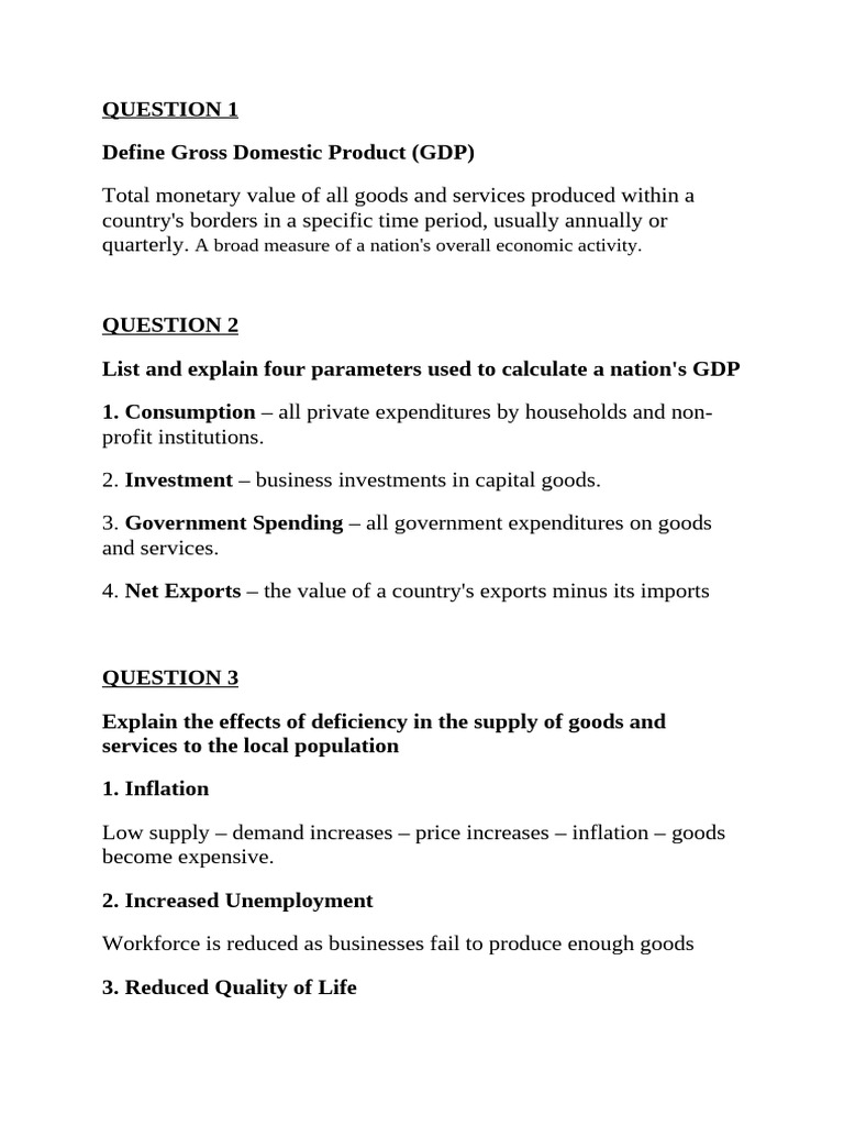 Understanding GDP and Economic Factors | PDF | Partnership | Gross ...