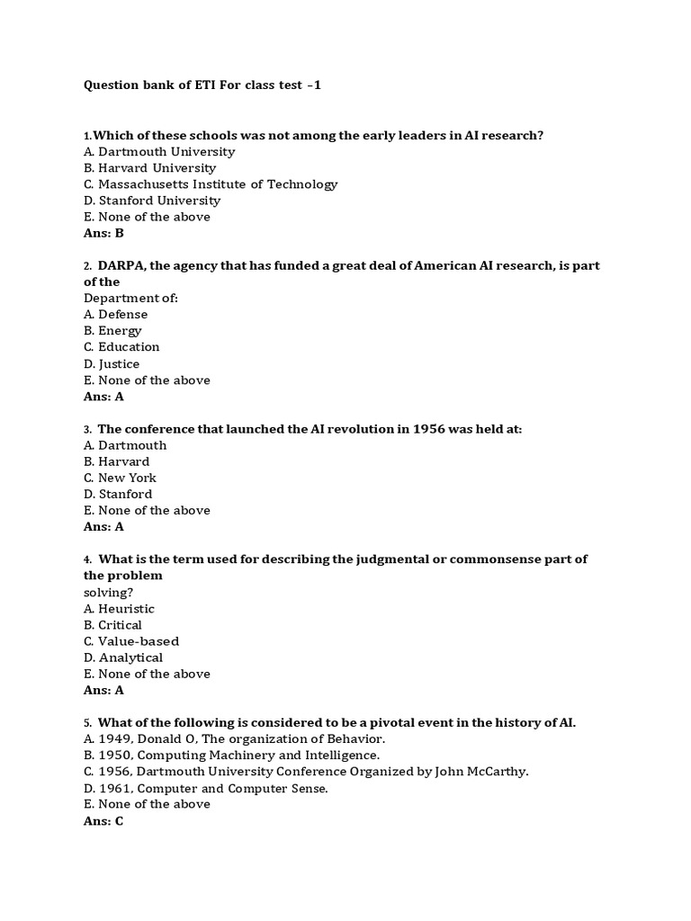 Final Question bank of ETI For class test1 (1) | PDF | Computer Network ...