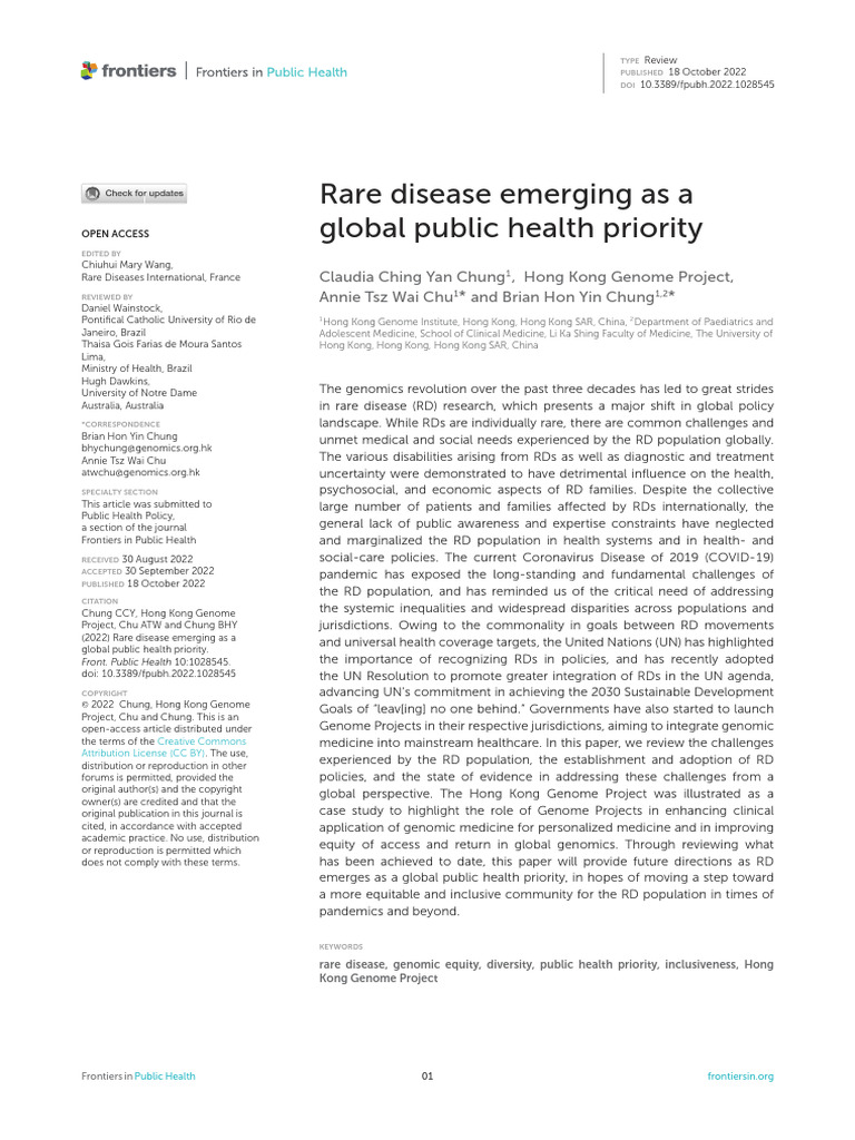 2021_RD and public health | PDF | Public Health | Personalized Medicine