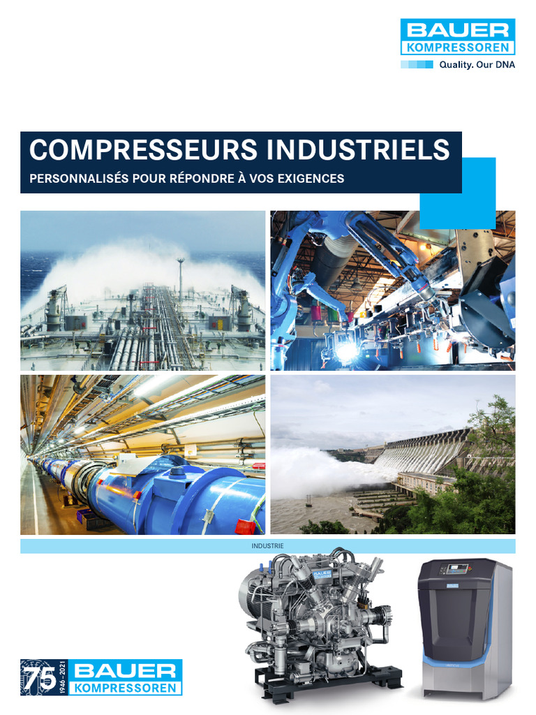 Compresseurs Bauer : Solutions sur mesure | PDF | Piston | Courroie