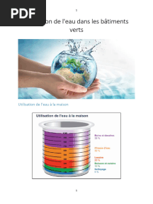 La gestion de l'eau dans les bâtiments verts