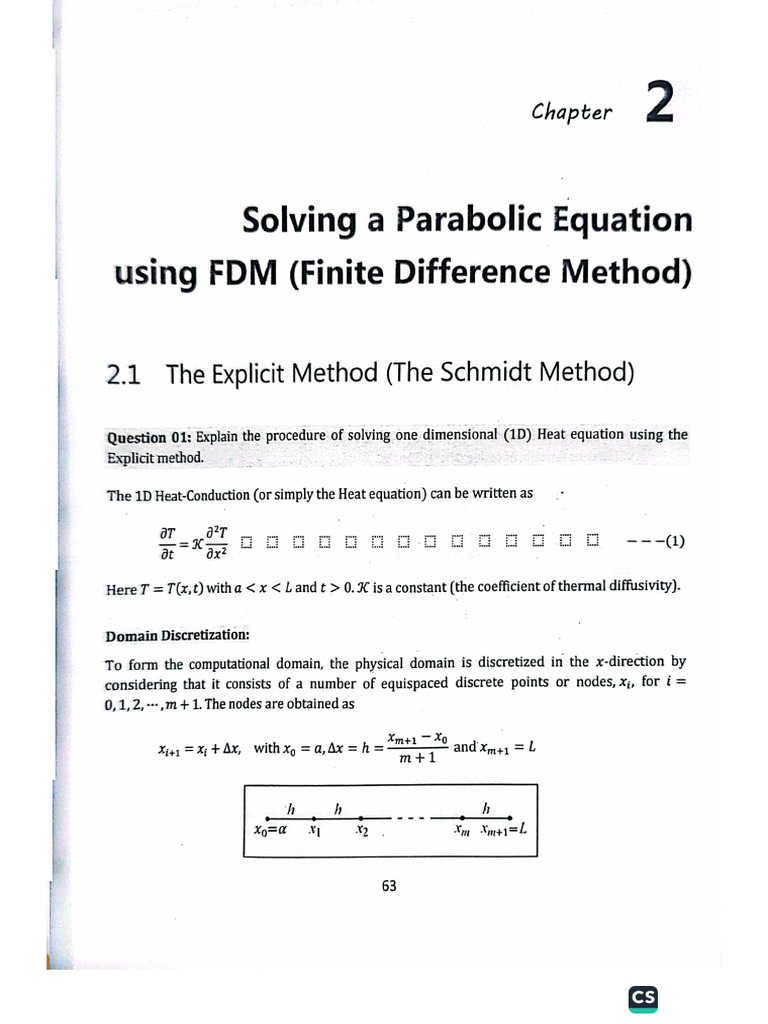 Explicit Method (NSPD) | PDF