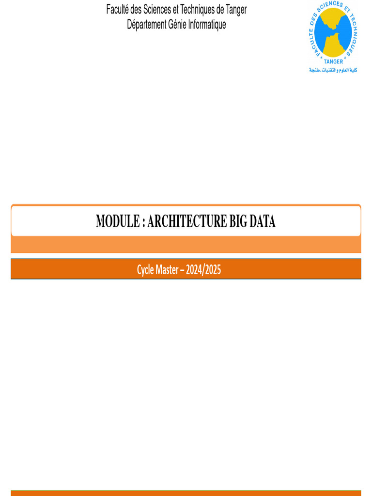 Architecture Big Data et Hadoop 2024 | PDF | Apache Hadoop | MapReduce