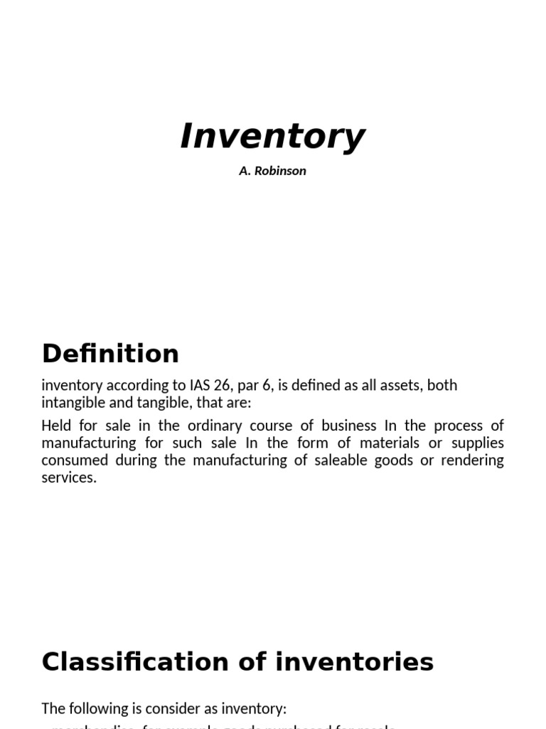 Understanding Inventory Management Systems | PDF | Inventory | Cost Of ...