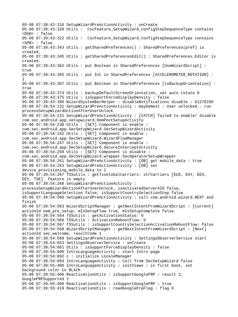 Setup Wizard Initialization Log | PDF | Boolean Data Type | Computer ...