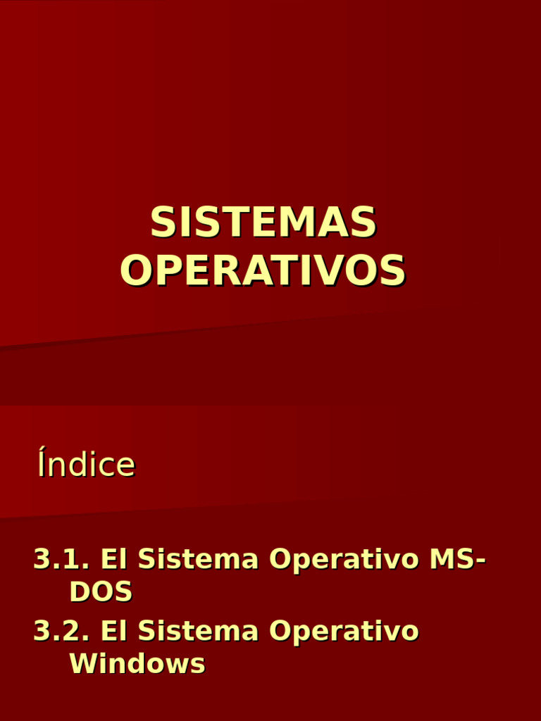 So Ms Dos | PDF | Dos | Archivo de computadora