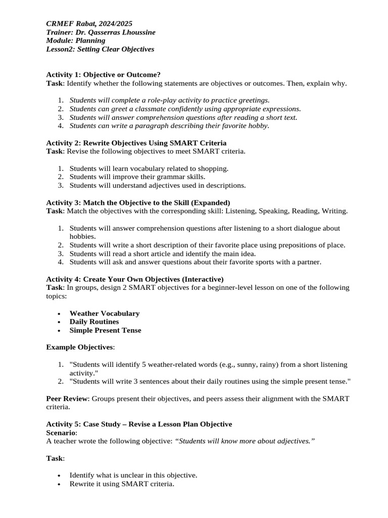 Session 2 Ex | PDF