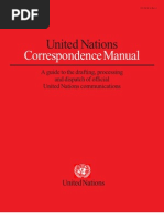 Correspondence Manual UN 2000 ENGLISH