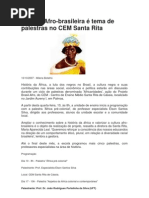 Cultura Afro Na Santa Rita