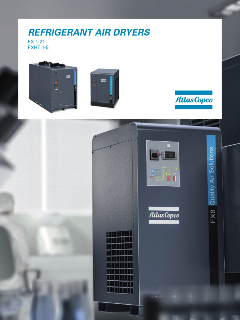 Atlas Copco FX Refrigerant Dryers Overview | PDF | Clothes Dryer
