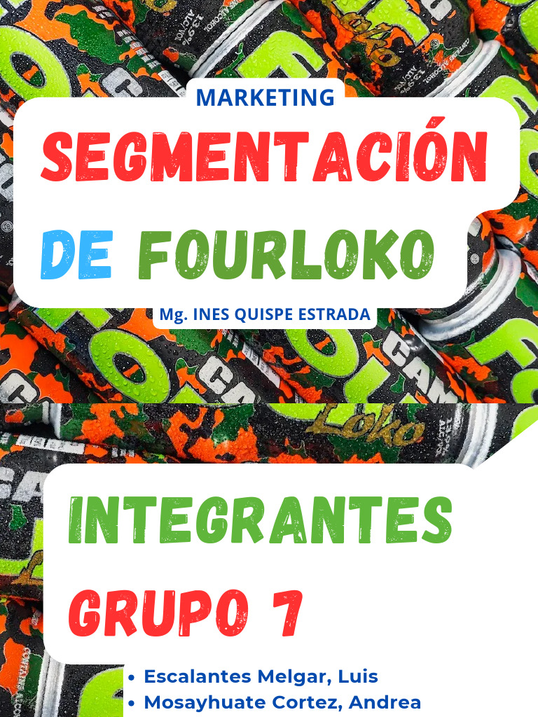 Segmentación de Mercado para Four Loko | PDF