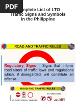 Common Road Signs in the Philippines | PDF