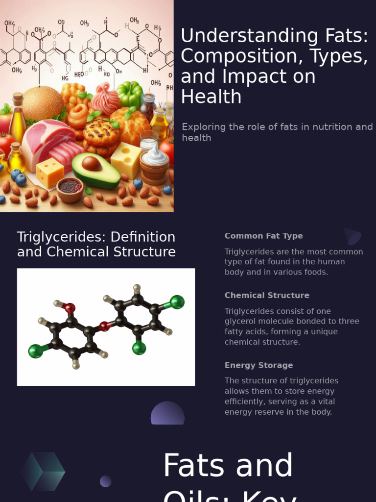 Understanding Fats and Their Health Impact | PDF | Fat | Saturated Fat