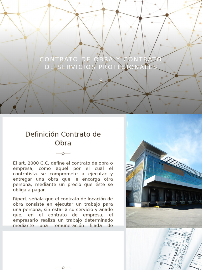Contrato de Obra: Definición y Claves | PDF | Derecho civil (sistema ...