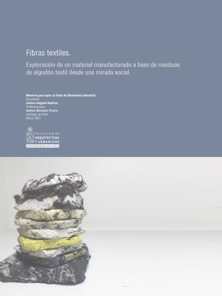 Fibras Textiles Exploracion de Un Material Manufacturado | PDF ...