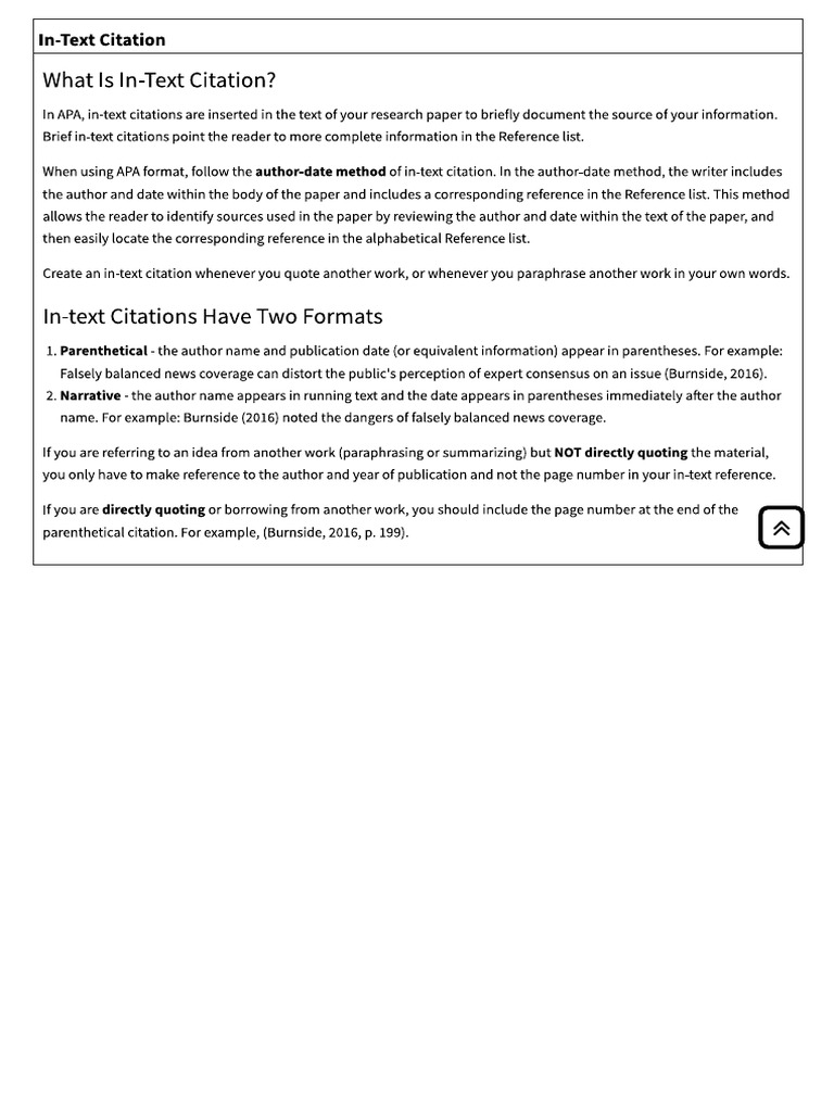 In-Text Citation Overview | PDF