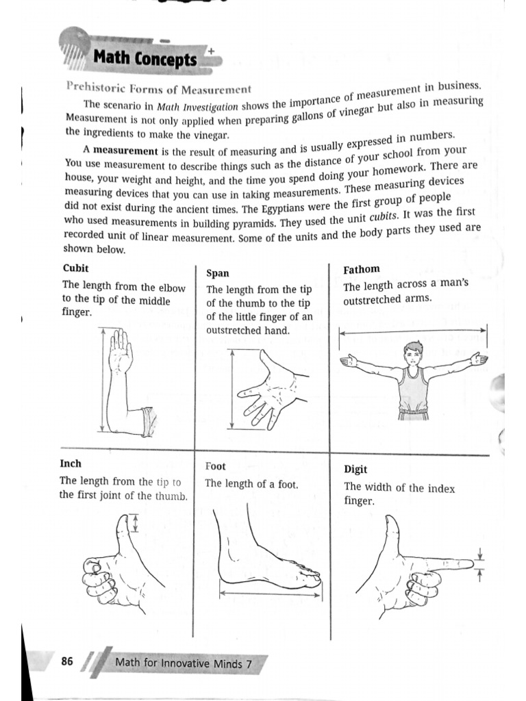 Math 7 - Measurement | PDF