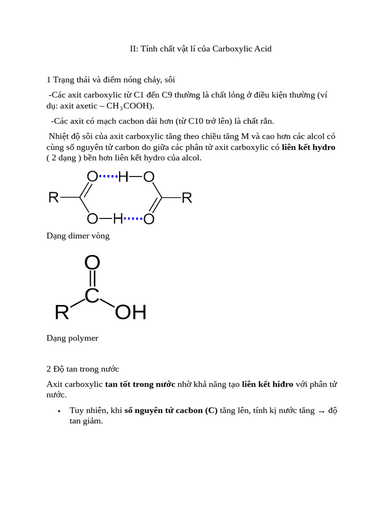 liên kết hydro | PDF